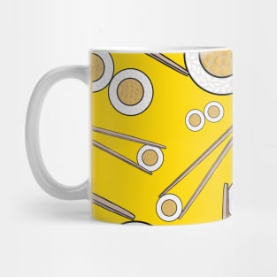 SUSHI Roll Yellow Mug